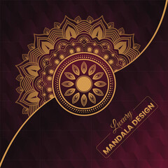 Elegant Luxury Mandala Design and decorative ethnic element background