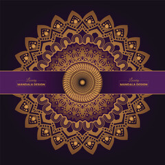 Elegant Luxury Mandala Design and decorative ethnic element background