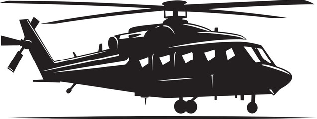 Defensive Guardian Army Helicopter Emblem Warrior s Flight Vector Black Army Chopper
