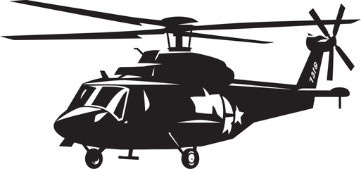 Pathfinder Air Army Helicopter Vector Symbol Strategic Skies Army Helicopter Black Icon