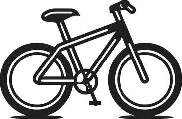 Rider sChoice Stylish Bike Logo CycleSprint Black Iconic Bike Design