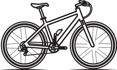 Speedway Emblem Black Bike Icon City Cruise Vector Bicycle Logo