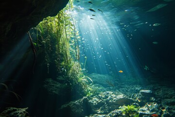 Underwater Cave Enchantment