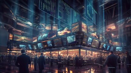 Trading Frenzy: A Dynamic Glimpse of Financial Decision-Making