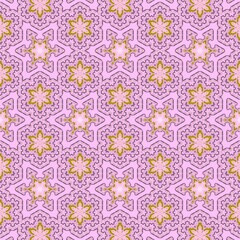 Vintage style seamless pattern background.
