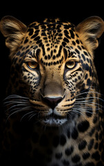 Naklejka premium olhar de leopardo 