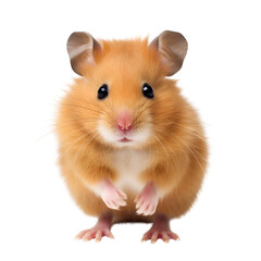 Snapshot of a Cute Hamster, Full Body, Isolated on Transparent Background, PNG