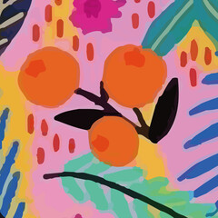 Watercolors and various flowers, marine creatures, and the beauty of Paisley