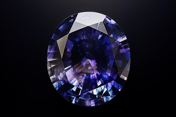 Gemstone Generation Close-Up - Mesmerizing Macro View of Synthetic Gems - Created with Generative AI Tools