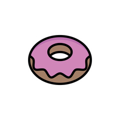Donut Icon Vector Design Template