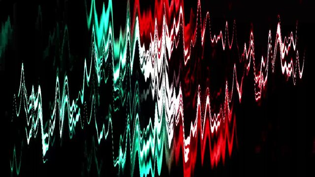 4K Shiny Glowing Glitter Digital Rendering