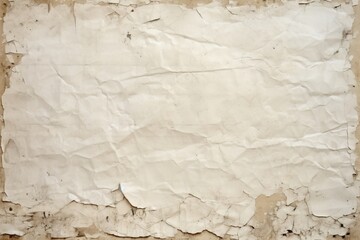 Old white grunge torn posters.