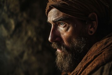 Portrait of Judas Iscariot, Bible story. - obrazy, fototapety, plakaty
