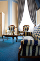 Interior bedroom for rent in hotel