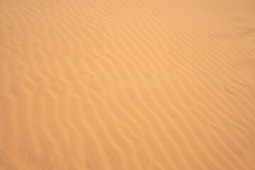 The texture of sand in the desert as a natural background.