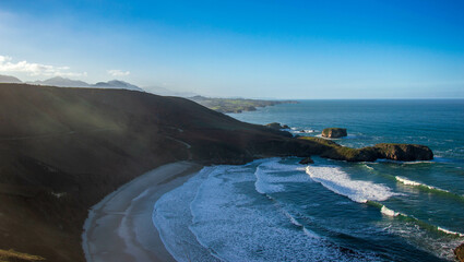 view from the top of the mountain