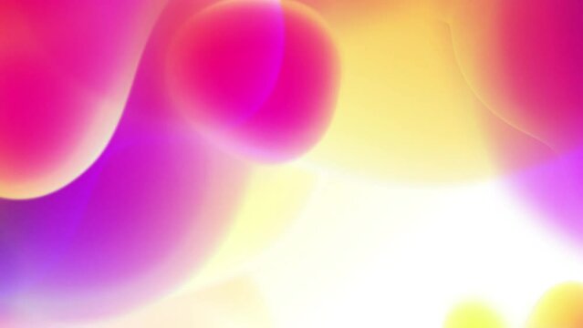 colorful gradation bubble abstract background