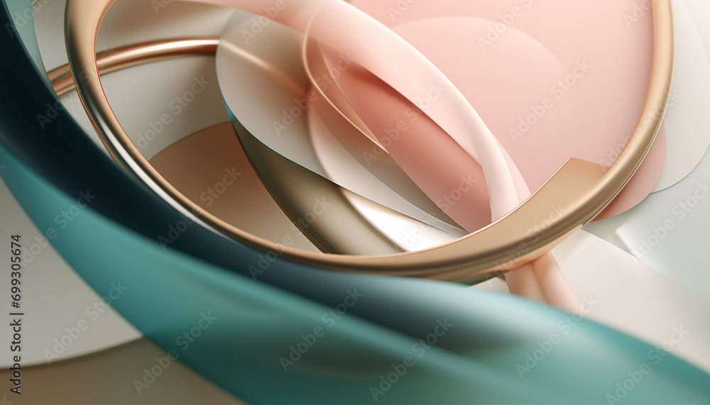 Poster abstract background with curved illustration, backdrop design, and decorative patterns generated by 