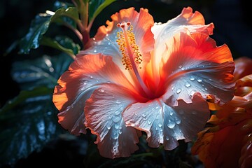 Floral Elegance: Detail of Exotic Flower