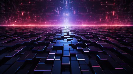 Obraz premium Cyberpunk Style Texture Pattern Background Wallpaper