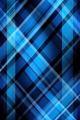 Digital Blue Plaid Textile Pattern Tartan Cloth Crisscrossed Lines Checkered Cozy Rustic Sett Wallpaper Background Backdrop - obrazy, fototapety, plakaty