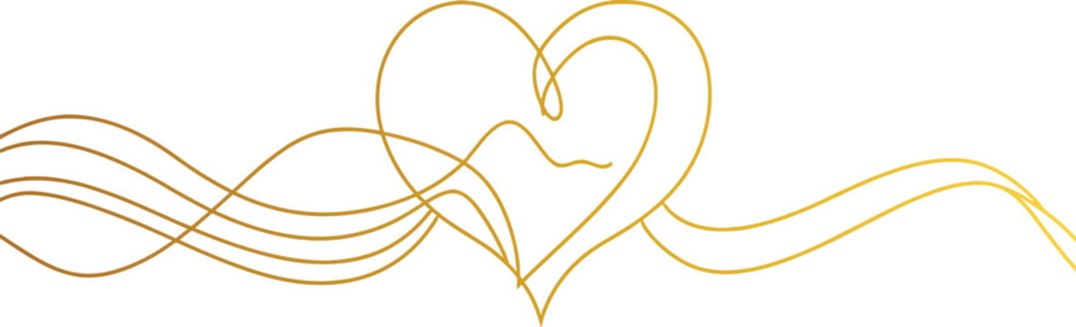 Love heart line art, valentine vector heart, thin line, valentine's day concept, love symbol, heart shape, Romance illustrations