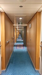 corridor in the cruise