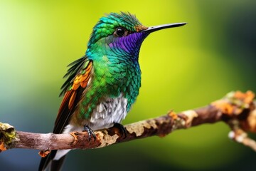 Fototapeta premium Close up of very beautiful hummingbird.