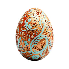 Fototapeta premium Easter egg on a white background