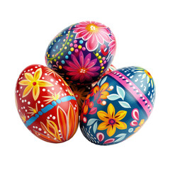 Fototapeta premium Easter egg on a white background