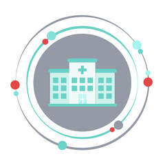 Hospital vector illustration graphic icon symbol