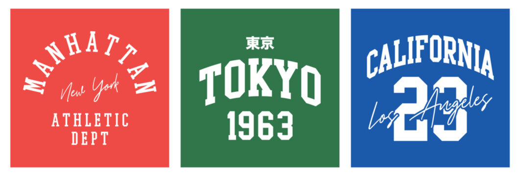 Vector artwork in varsity vintage style, perfect for t-shirts and sweatshirts.
