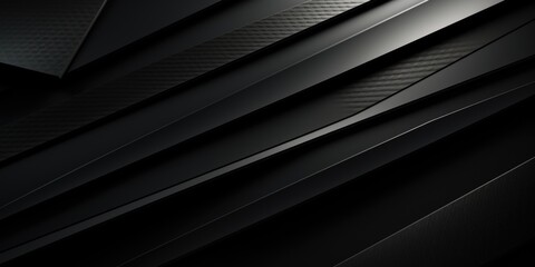Obraz premium black carbon fiber backgrounds, in the style of bold lines, geometric shapes, poster
