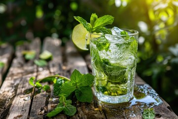 Refreshing Summer Mojito with Lime