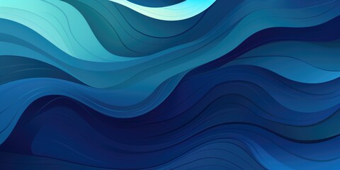 background blue wave with swirls, in the style of multilayered surfaces, bold shadows, rounded, use...