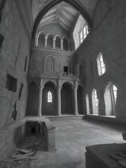 Fototapeta premium old dilapidated castle