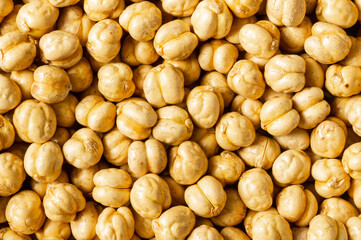 Yellow chickpeas not roasted, traditional turkish nut, leblebi