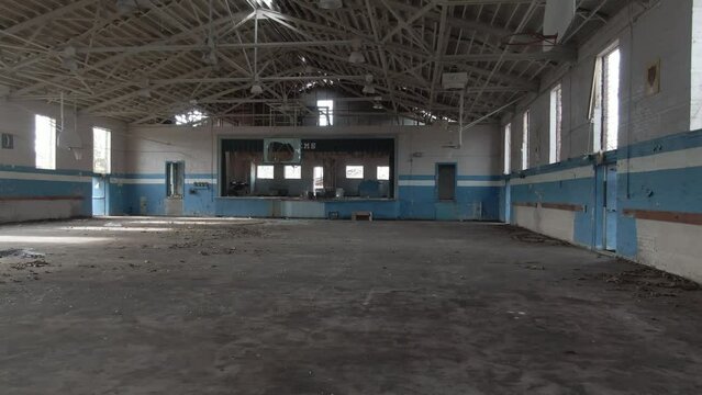 Abandoned High School Gymnasium
