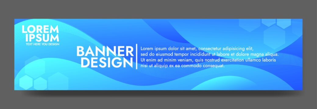 Abstract blue banner color with a unique wavy design. It is ideal for creating eye catching headers, promotional banners, and graphic elements with a modern and dynamic look.