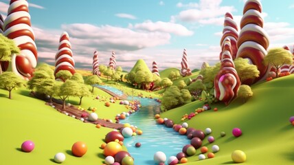 A World of Sweet Dreams candyland