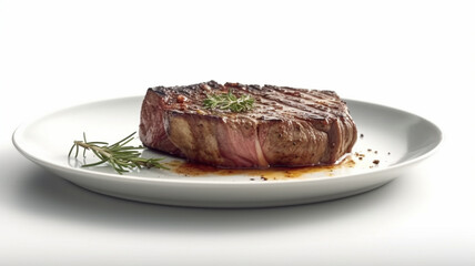 Beef Steack on a Plate