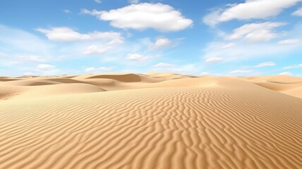 Fototapeta na wymiar The Majestic Arid Dunes of the Desert