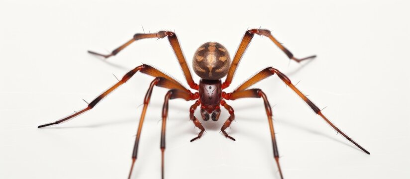 Adult female Brown Widow Spider, species Latrodectus geometricus.