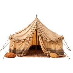 Bedouin Tent, transparent background, isolated image, generative AI - obrazy, fototapety, plakaty