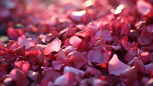 red rose petals HD 8K wallpaper Stock Photographic Image 