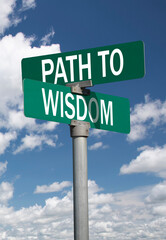 path to wisdom sign