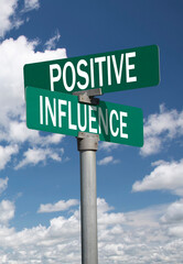positive influence sign