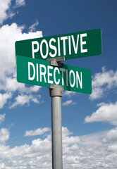 positive direction sign
