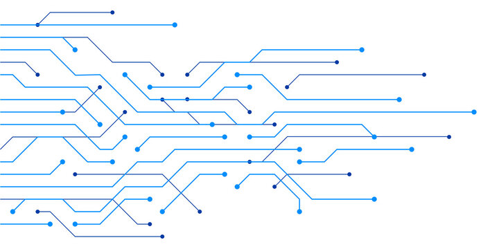 Abstract Circuit Board Pattern