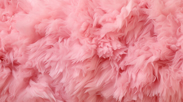 Top View Pink Fluffy Fur Background Stock Photo by ©Igishevamaria
